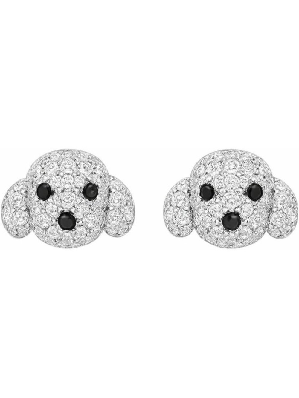 Dog Breed Stud Earrings with Crystals - Perfect Gift for Dog Lovers, Rose Gold